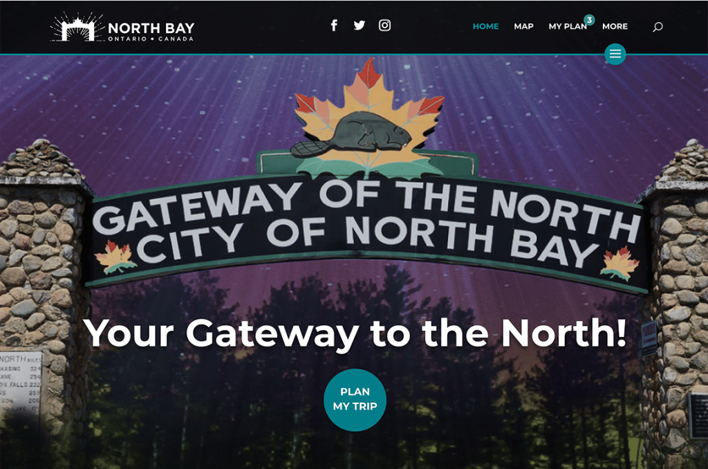 Tourism North Bay Website