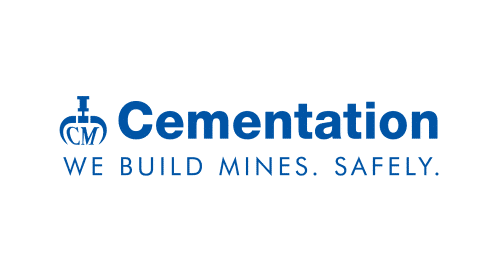 Cementation Logo - We Build Mines Safely
