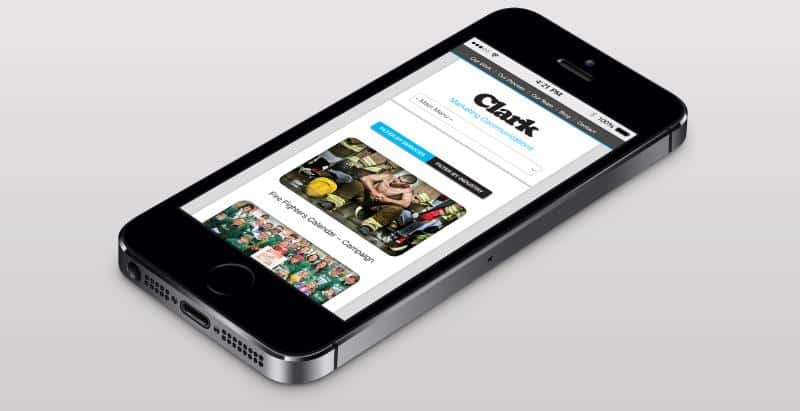 Clark Website 2013 - iPhone